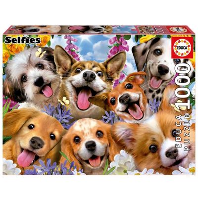 Educa Puppies Selfie Pussel 1000 bitar