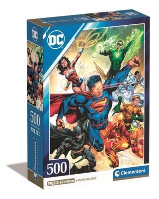 Puslespill 500 brikker High Quality Collection DC Comics, Clementoni