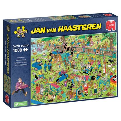 Jan van Haasteren Dog Parcour Puslespill 1000 brikker