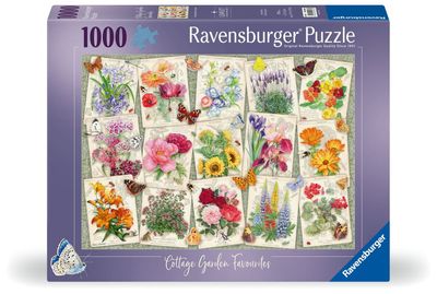Hage Blomster Puslespill 1000 brikker, Ravensburger