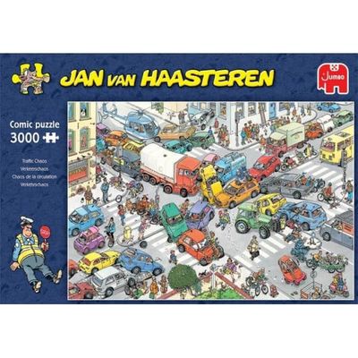 Jan van Haasteren Trafikkaos -pussel, 3000 bitar