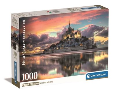 Clementoni 1000 stk CB Collection Le Magnifique Mont Saint-Michel av høy kvalitet