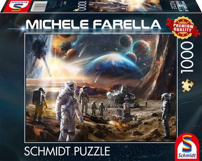 Puslespill The final frontier Space exploration 1000 brikker, Schmidt