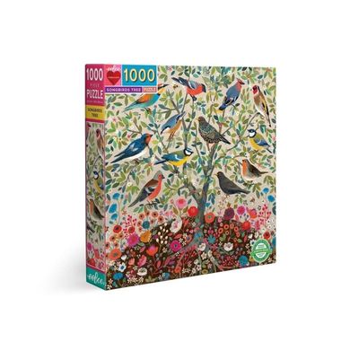 eeBoo Puslespill 1000 brikker - Sangfuglenes tre (EPZTSBD)