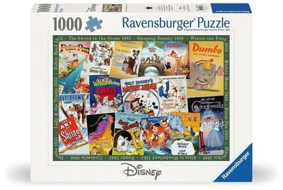 Ravensburger Puslespill - Disney Vintage Movie Post.1000p (12000689)