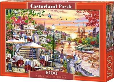 Castorland Puzzle 1000 brikker Romantisk solnedgang