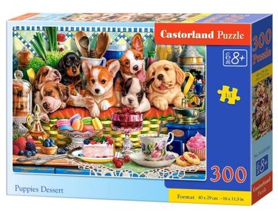 300 brikker puslespill Valper Dessert hjul
