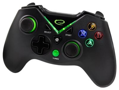 Esperanza Major - Håndkonsoll - 12 knapper - trådløs - Bluetooth - svart - for PC, Sony PlayStation 3, Microsoft Xbox One
