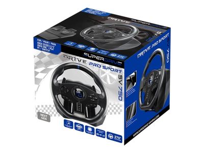 Subsonic - Superdrive - racerhjul SV750 Drive Pro Sport-ratt med pedal, gir og vibrasjon - Xbox Series X/S, PS4, Xbox One, Switch, PC