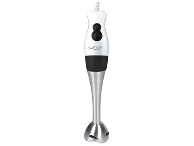 Adler AD 4616, Stavmixer, 500 W, Rostfritt stål, Vit