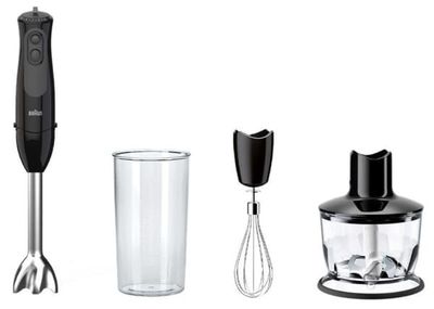 Braun MultiQuick 5 MQ 3135 BK, Stavmixer, 900 W, Svart