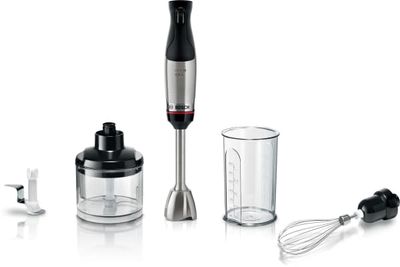 Bosch Serie 6 MSM6M622, Mixer för matlagning, 0,6 l, 1,4 m, 1000 W, Svart, Rostfritt stål