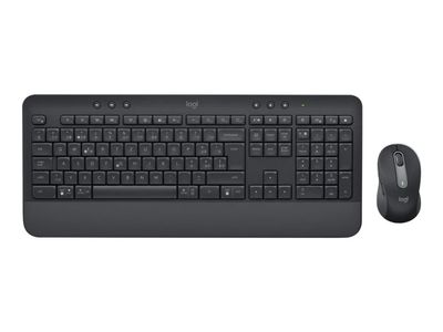 Logitech Signature MK650 Combo for Business - Sats med tangentbord och mus - trådlös - Bluetooth LE - QWERTY - nordiskt (danska/finska/norska/svenska