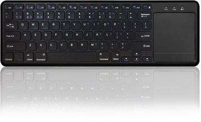 NÖRDIC trådløst 2.4G-tastatur med berøringsplate 78 taster IOS Android Windows US-layout