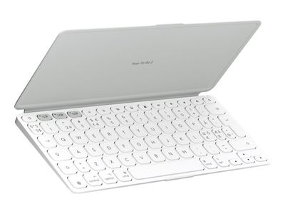 Logitech Keys-To-Go 2 for iPad - Tastatur - bærbar - trådløs - Bluetooth LE - blekgrå