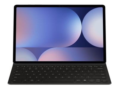 Samsung EF-DX920 - Tastatur og folioveske (bokomslag) - slank, AI-tast - trådløs - POGO pin, Bluetooth - svart tastatur, svart boks - for Galaxy Tab