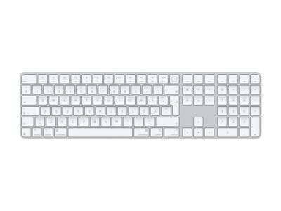 Apple Magic Keyboard with Touch ID and Numeric Keypad - Tastatur - USB-C - trådløs - Bluetooth - Svensk - hvite taster