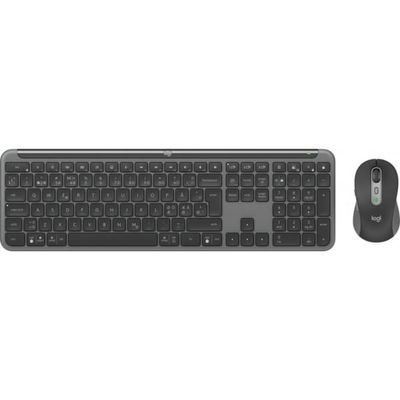 Logitech MK950 Signature Slim -tastatur og mus, grå