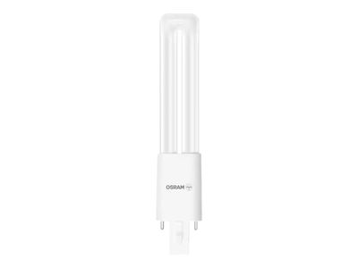 OSRAM DULUX S - LED-lyspære - form: biaks - mattslipt finish - G23 - 4 W (ekvivalent 9 W) - klasse F - varmt hvitt lys - 3000 K