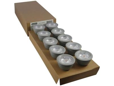 NORDTRONIC LED lyskilde GU10 4,8W, 3000K, 400 lumen, dæmpbr (10 stk. pakke)