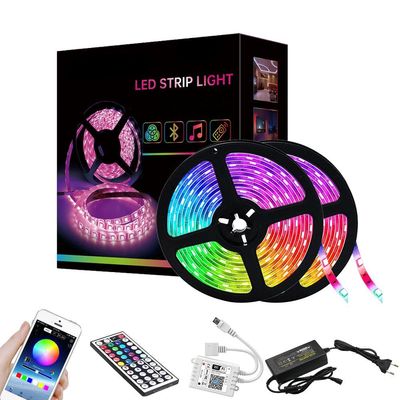 Flexibel 10m RGB LED-list / Ljusslinga / LED-Strip Bluetooth APP