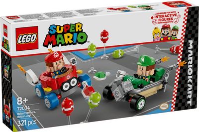 Mario Kart™ – Baby Mario mot Baby Luigi LEGO® Super Mario (72034)