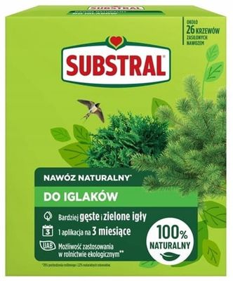 Naturlig gødning til nåletræer 1,2 kg Sunde og frodige grønne planter