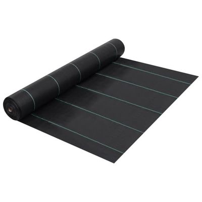 Ogräsmatta svart 1x100 m PP