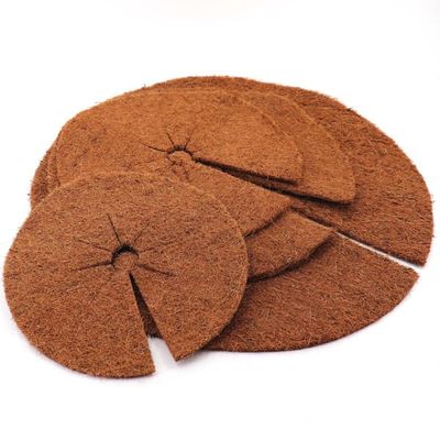 10 kokosnød-mulchskiver 37 cm kokosfibermåtte kokosfiber plantebeskyttelsesmåtte kokosnød