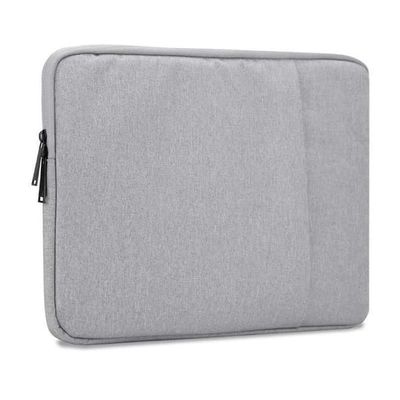 Kannettavan tietokoneen / Tablet Protection Bag 15,6 tuuman Läppärilaukku tapauksessa kangas sametti sisävuori ja osasto Anti-Scratch vetoketju