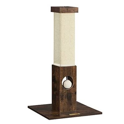 Slitesterk 73 cm katteskrapestolpe med sisal-tau