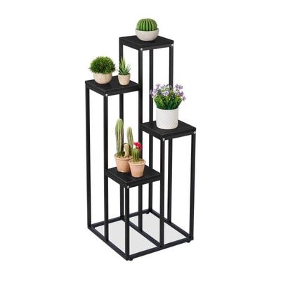 Blomstertrapp sort i 4 plan