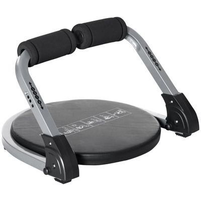 Magetrener Sammenleggbar Multi-Trener Treningsapparat Med Pute Høydejusterbar Magetrening For Hjemmet Maks 120 Kg, Stål 55 X 42 X 11-32 Cm