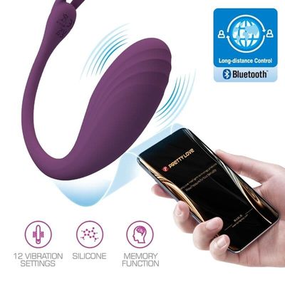 Pretty Love - Catalina Vibrator App fjernkontroll lilla