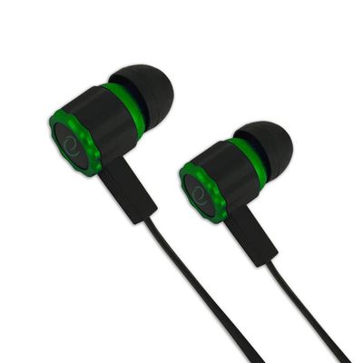 Esperanza Gaming Stereo-øretelefoner med mikrofon Viper svart-grønn