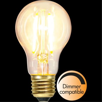 LED-lampe E27 A60 myk glød dimbar 7W 2100K 700 lumen