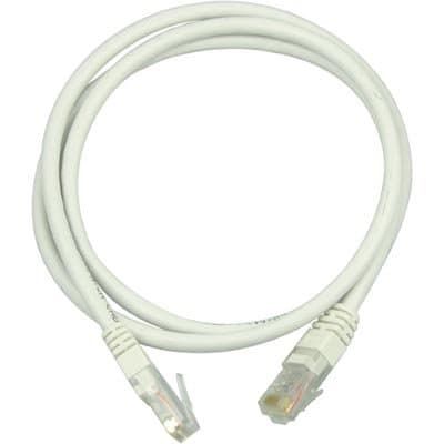 DELTACO Cat5e Nettverkskabel, 0,5m, hvit