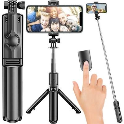 Selfie stick/stativ + fjernkontroll Izoxis 23518