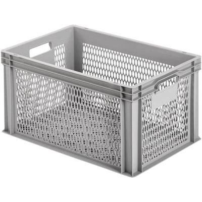 Alutec 75070 Plastlåda med gitter (B x H x D) 600 x 320 x 400 mm Grå 1 st