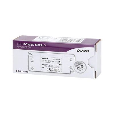 LED strömförsörjning 15W 12V DC IP20 - OR-ZL-1612