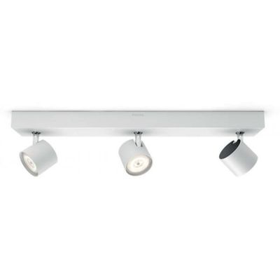 Philips Star WarmGlow LED -spotbelysning, 3 x 4,5 W, hvid
