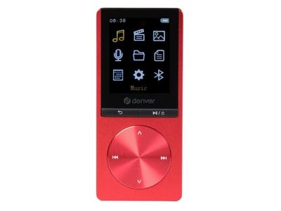 Denver Denver MP-1820 - MP4-spiller med Bluetooth, rød