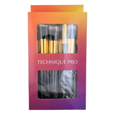 Technique PRO® 10 stk sminkebørster - Gold Edition