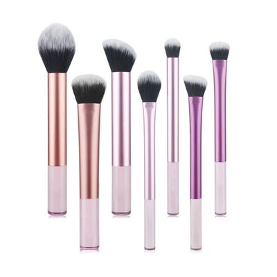 Technique PRO Glam Makeupbørstesett – 7 Deler for Profesjonell Sminkeapplikasjon