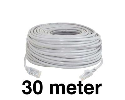 30m - Nätverkskabel - Cat5e - Internetkabel