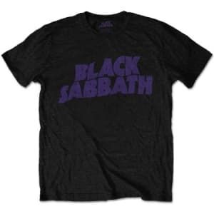 Black Sabbath - Men's Tee: Wavy Logo Vintage (M)