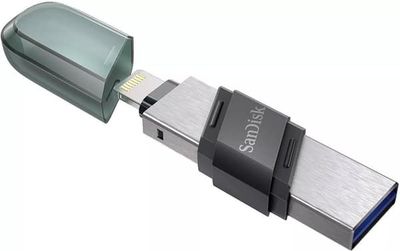 Sandisk iXpand Flash Drive Flip 64GB Lightning ja USB 3.0 varmuuskopioi iPhonesi!