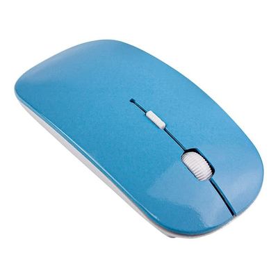 2.4 GHz Wireless Mouse - Super Thin Design - Light Blue