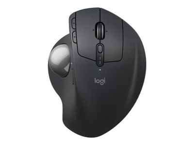 Logitech Ergo Series MX Ergo S - Styrekule - ergonomisk - avansert - optisk - 8 knapper - trådløs - Bluetooth, 2.4 GHz - Logitech Logi Bolt USB-motta