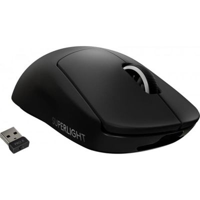 Logitech Pro X Superlight spelmus, svart